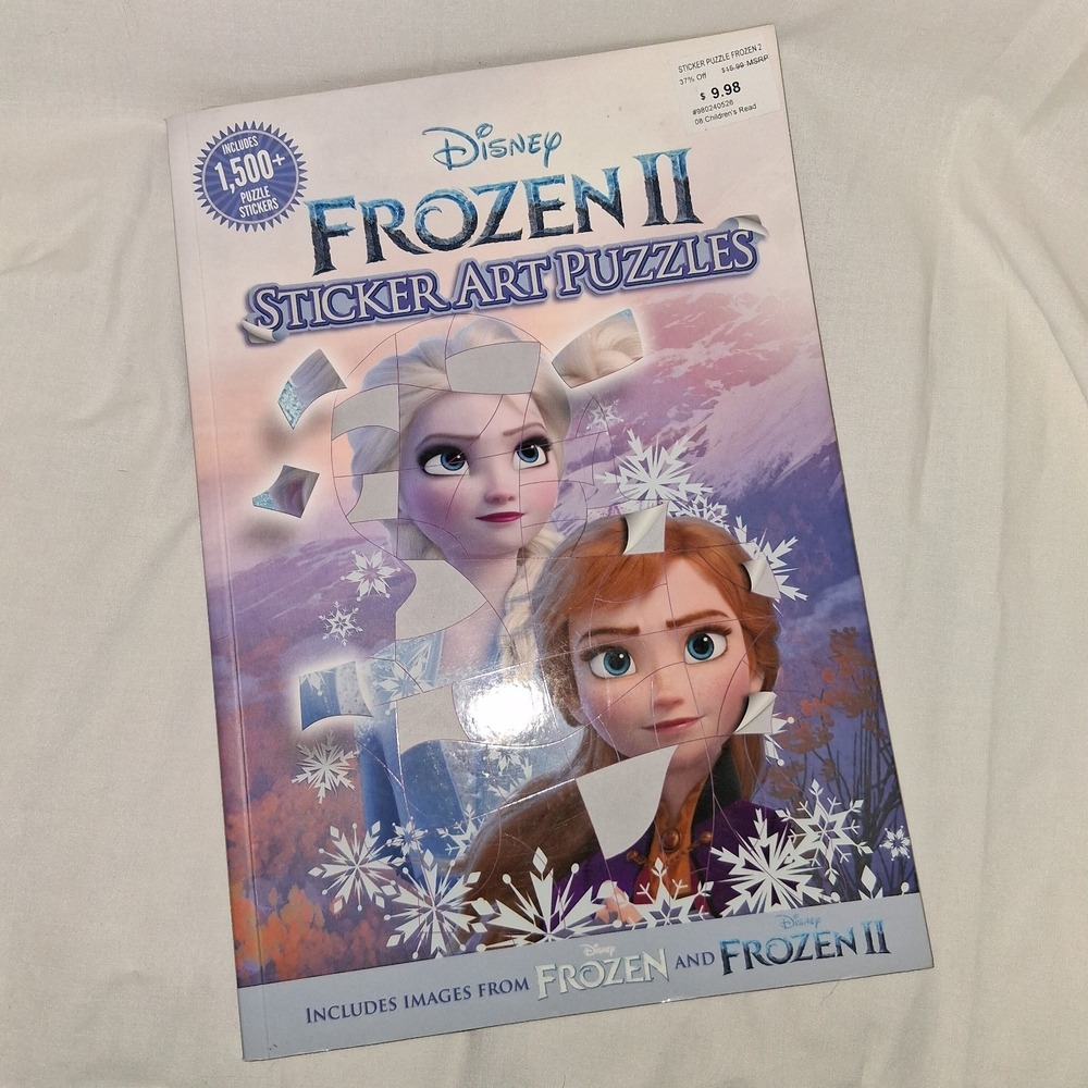 Disney "FROZEN II" Sticker Art Puzzles Book 14 Puzzles